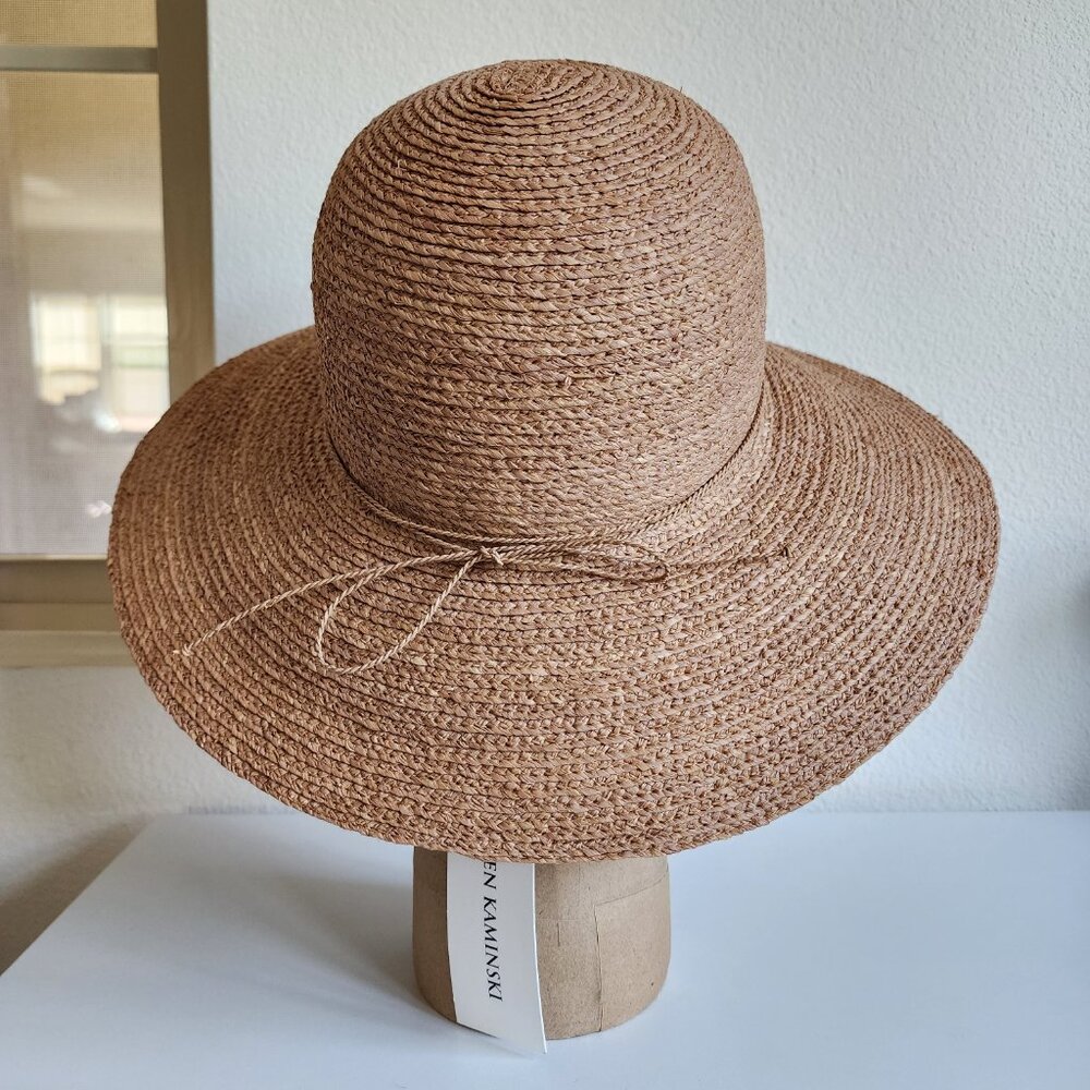 NWT Helen Kaminski Delphina Raffia Hat β Elegant Summer Staple πΏ(#800) - Picture 2 of 10